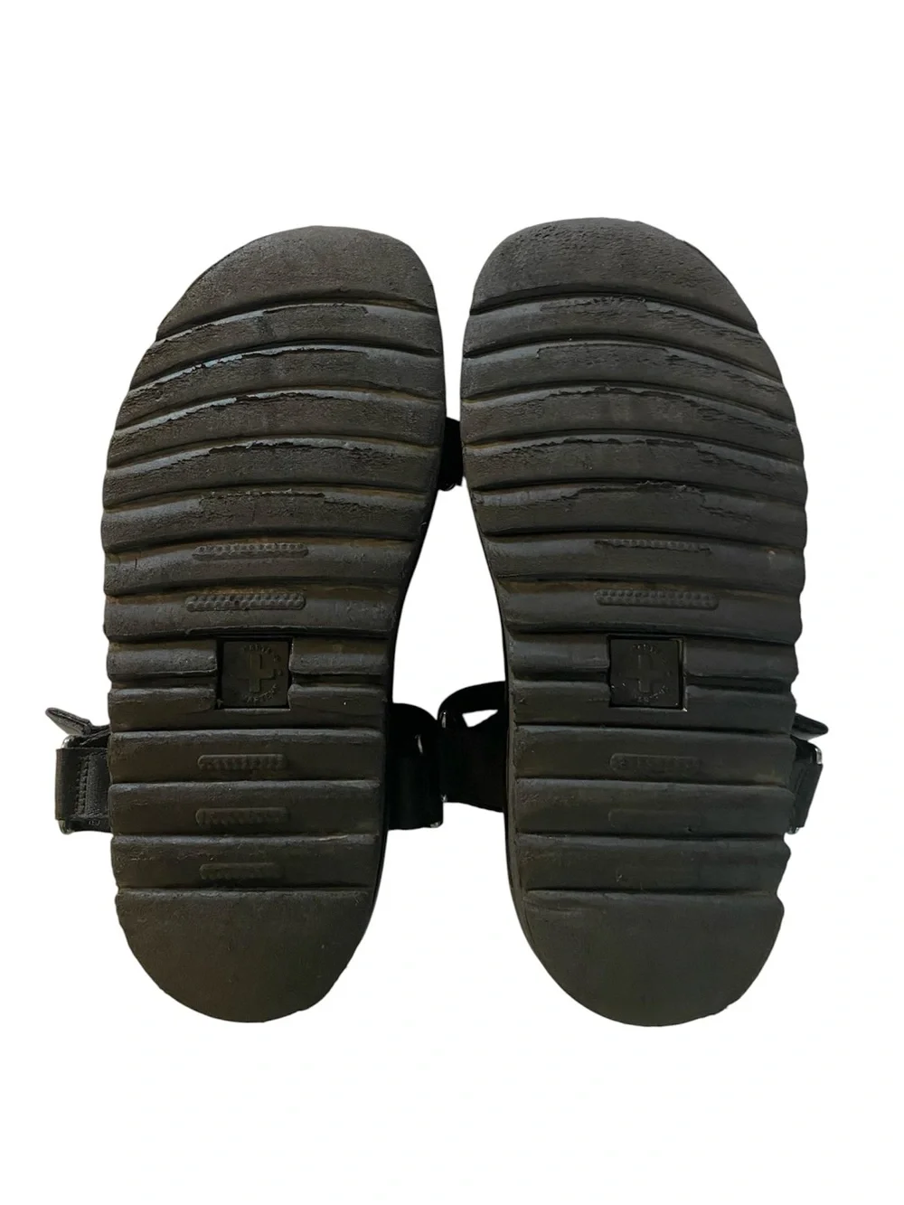 Dr. Martens Lazy Oaf Heart Print Platform Sandals Size 9 Whimsigoth